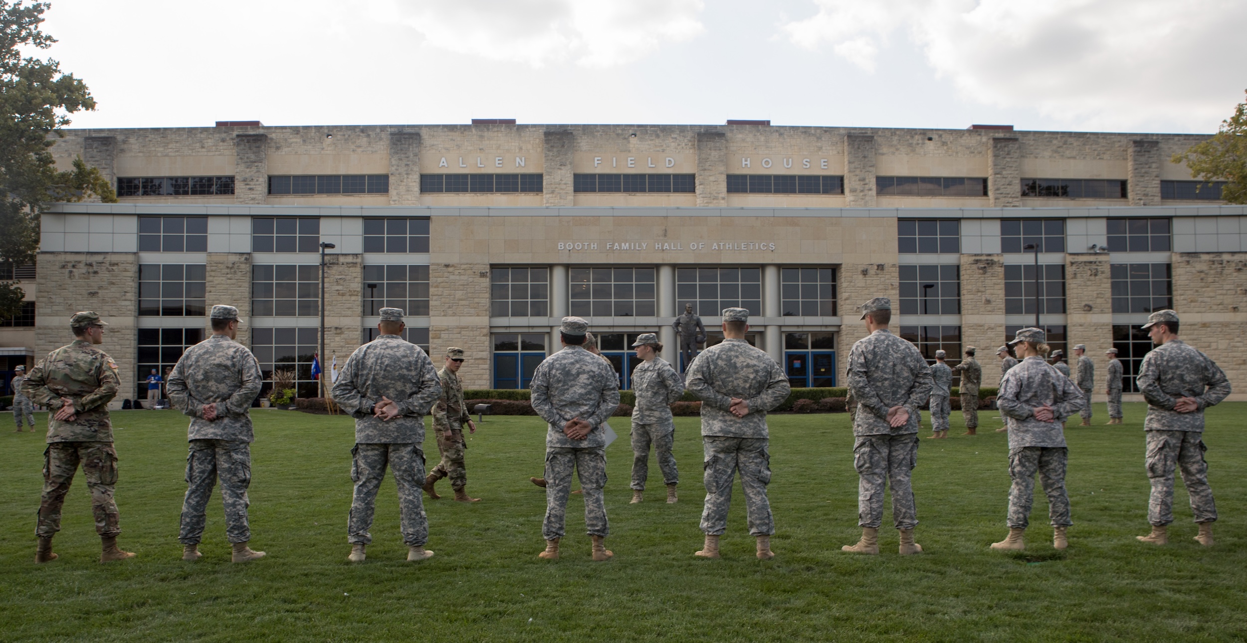 ROTC on Allen Fieldhouse Lawn: 2017